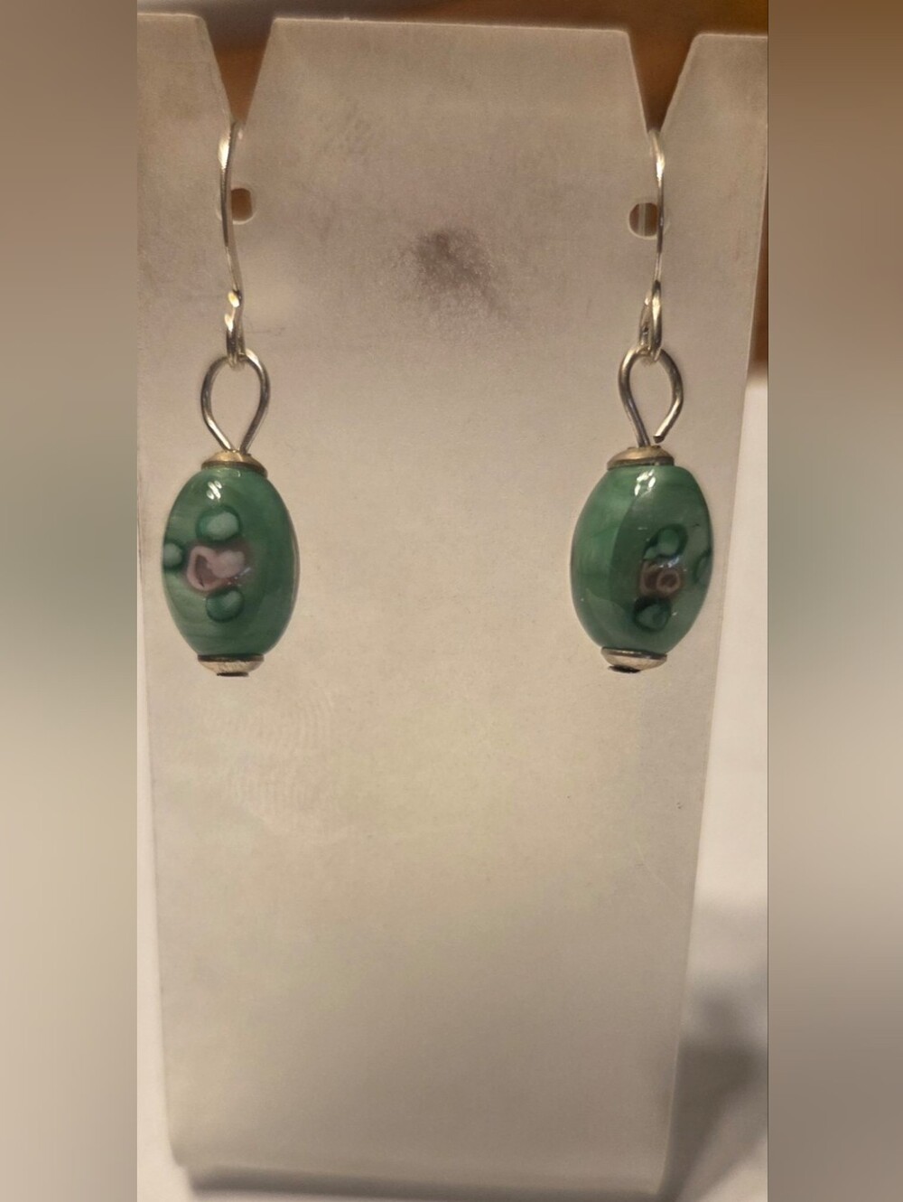 Handmade Czech Lampworked Glass Earrings
